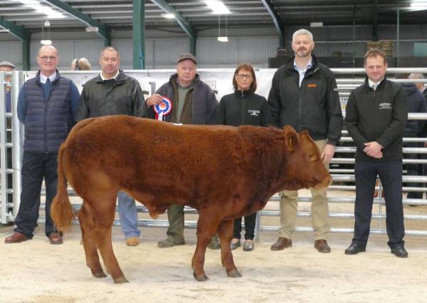 Mr Peter Durham (Sponsor Macmin), Mr Richard Manchester (Judge), Mr W Hardisty (Vendor), Susan Carling (Sponsor Fultons Land Rover), Mr Rob Horn (Sponsor Zoetis), Mr Robert Wharton (Sponsor Dodd & Co, Accountants)