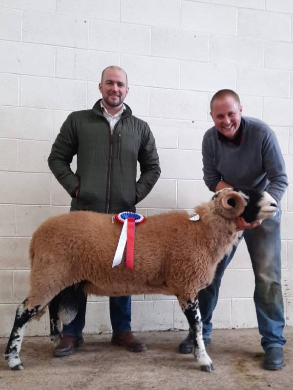 Judge George Crayston with Vendor Neil Hardisty, How Hall
